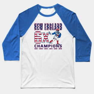 Patriots 2019 Championship Graphic 2 Baseball T-Shirt